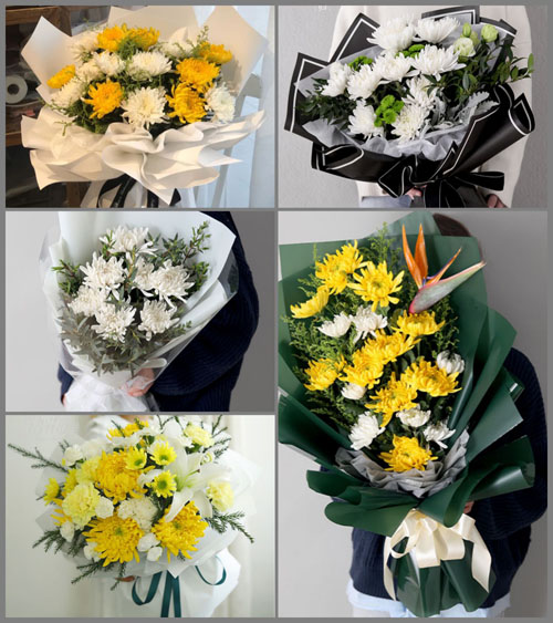 山东青岛平度市旧店镇杨家宅科村白事花束代送